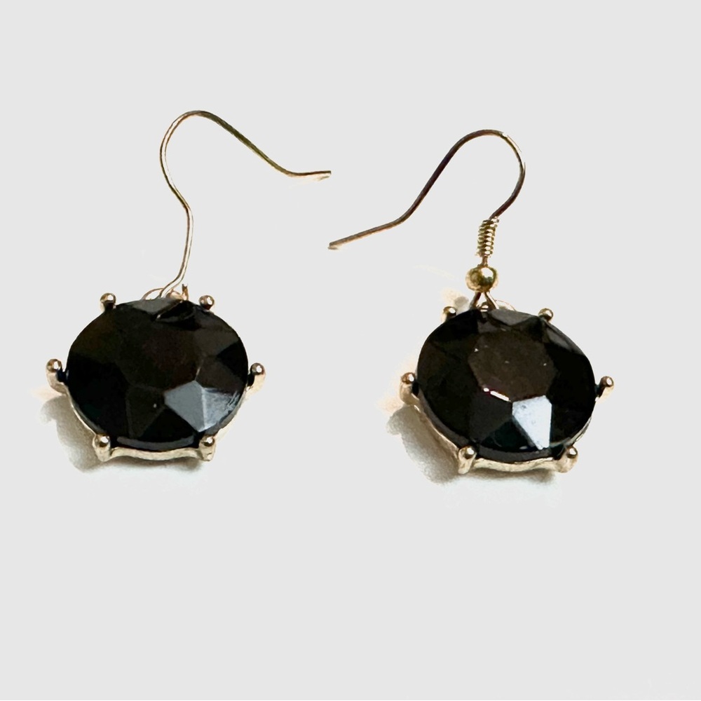 3 for $20 Vintage Black Rhinestone Drop Earrings